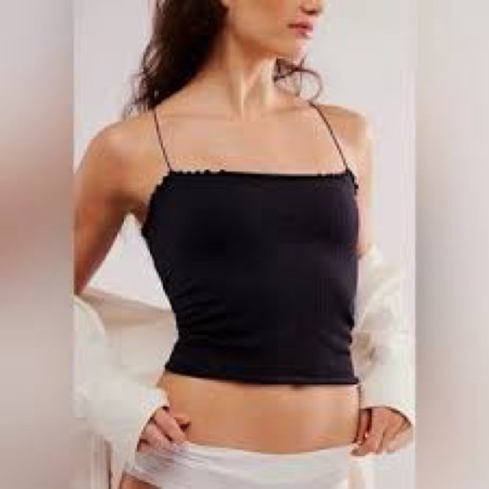 Free People Black Camisole‎ Top